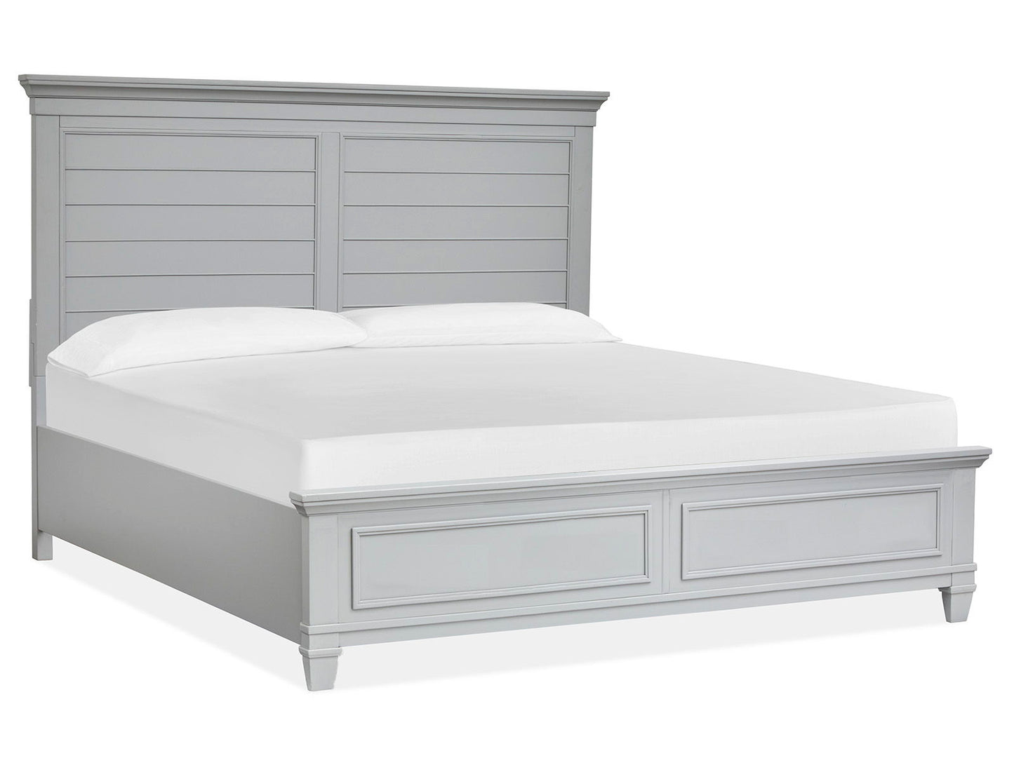 Charleston - Queen / King Panel Bed Rails - Harbor Gray