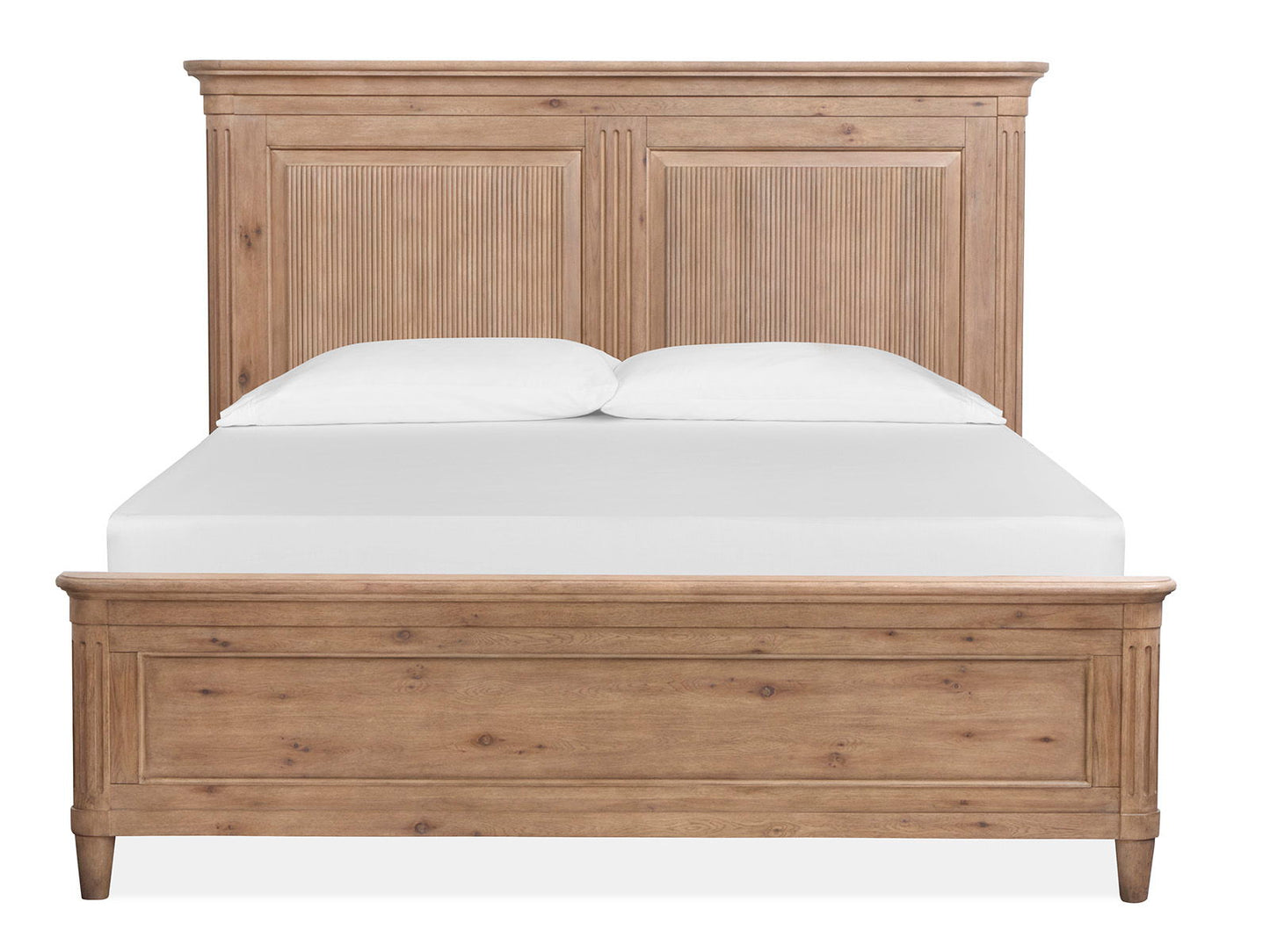 Harmony Heights - Queen Panel Bed Footboard - Belgium Wheat