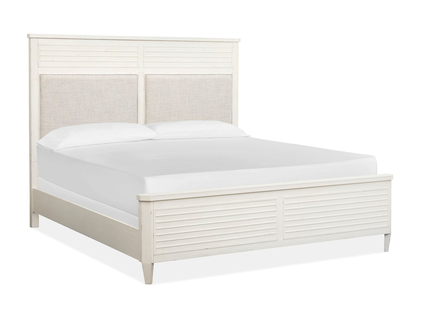 Echo Isles - Queen/King Panel Rails - Sea Pearl And Driftwood