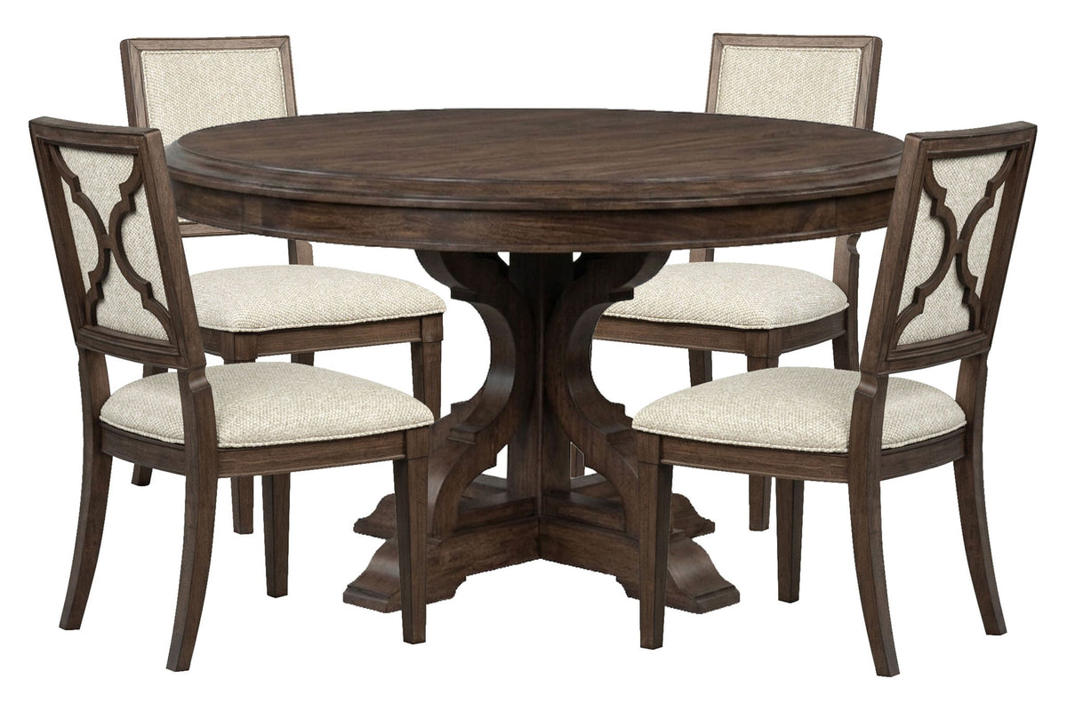 Jubilee - 54" Round Dining Table Base - Brown