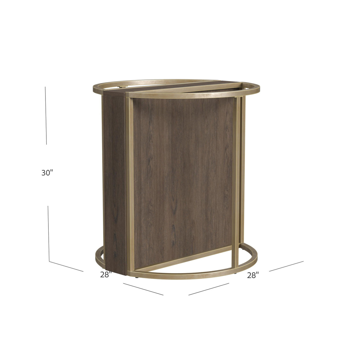 Stefan - Dining Table Base - Champagne