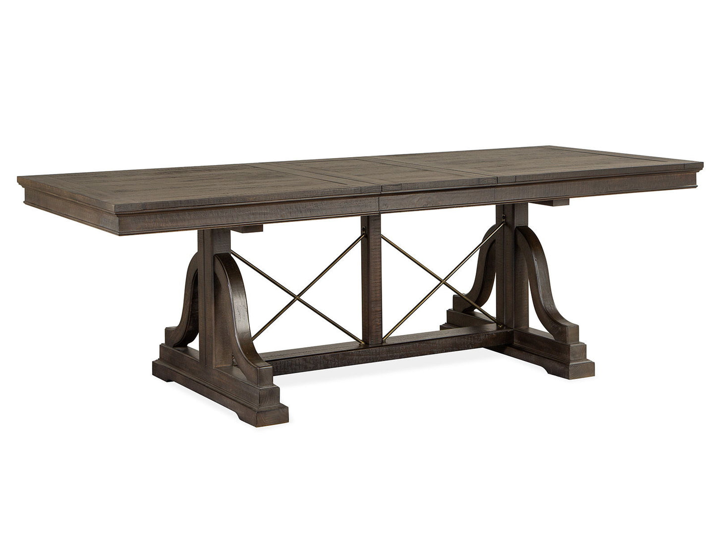 Westley Falls - Trestle Dining Table Base - Graphite