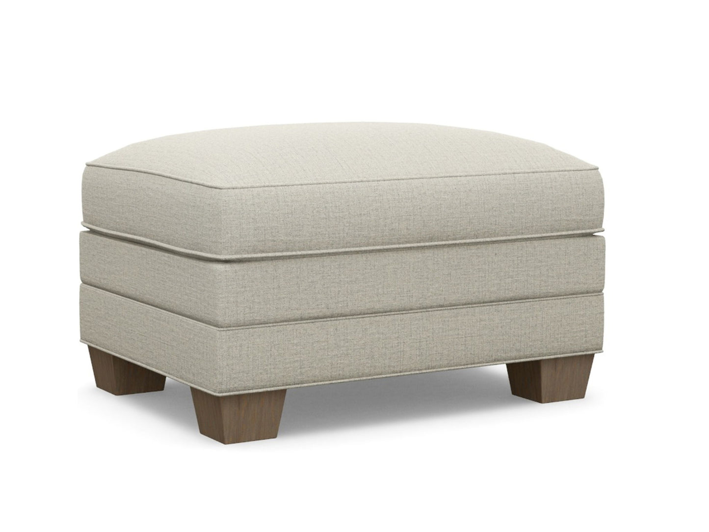 Lexington Upholstery - Bedford Ottoman - White