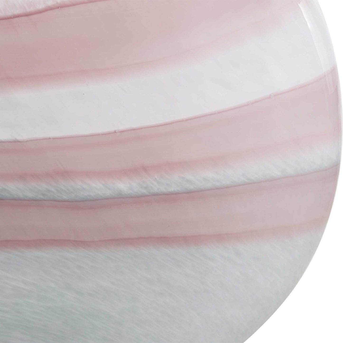 Blush - Swirl Glass Vases (Set of 2)