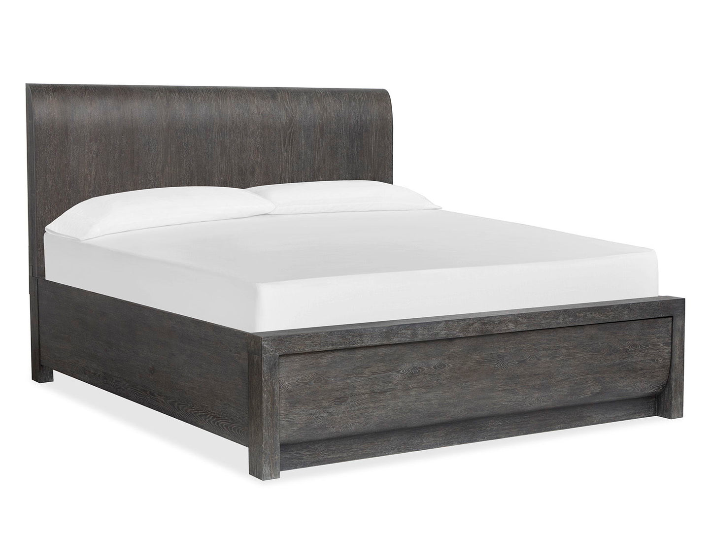 Kinsley - King Panel Footboard - Black Heron