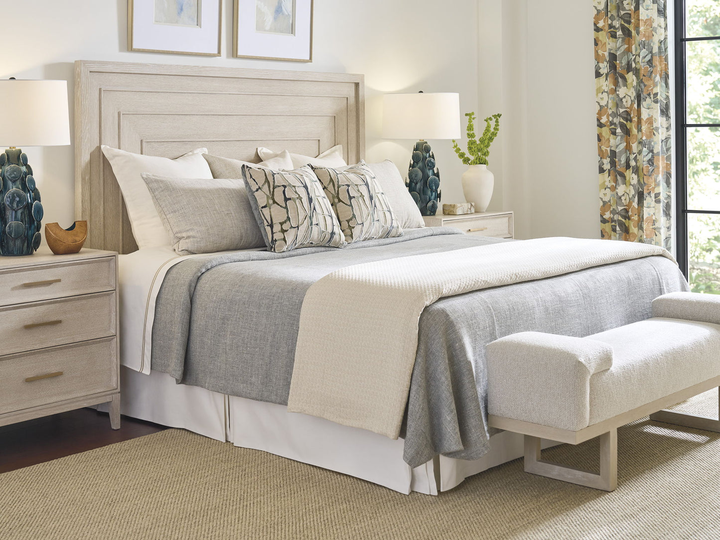 Copacabana - Las Brisas King Headboard 6/6 - Dark Gray