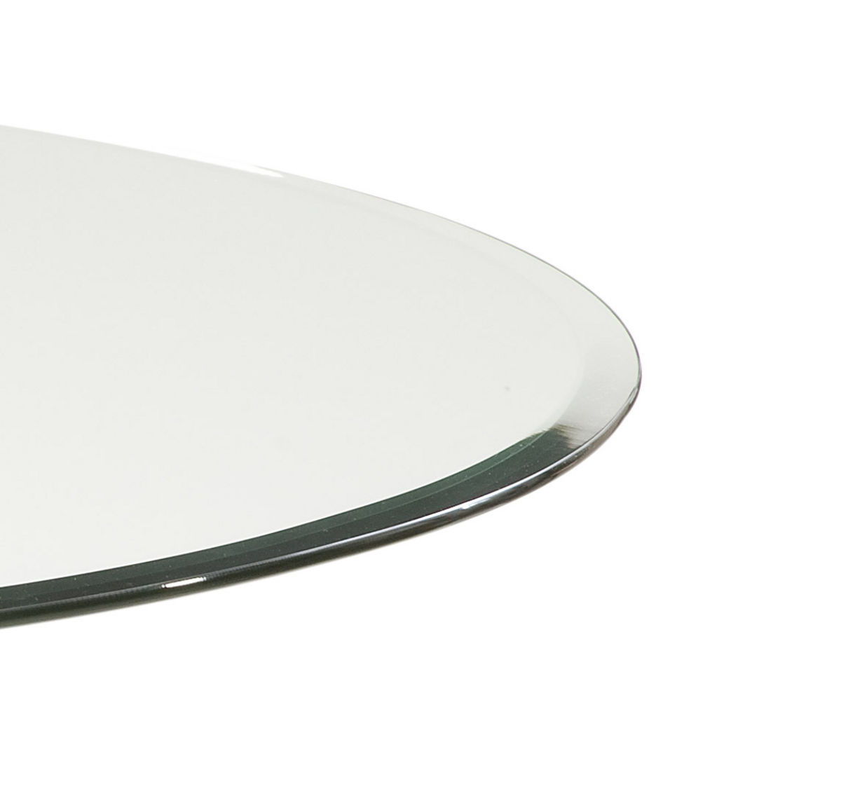 54" Glass Round Dining Top - Clear