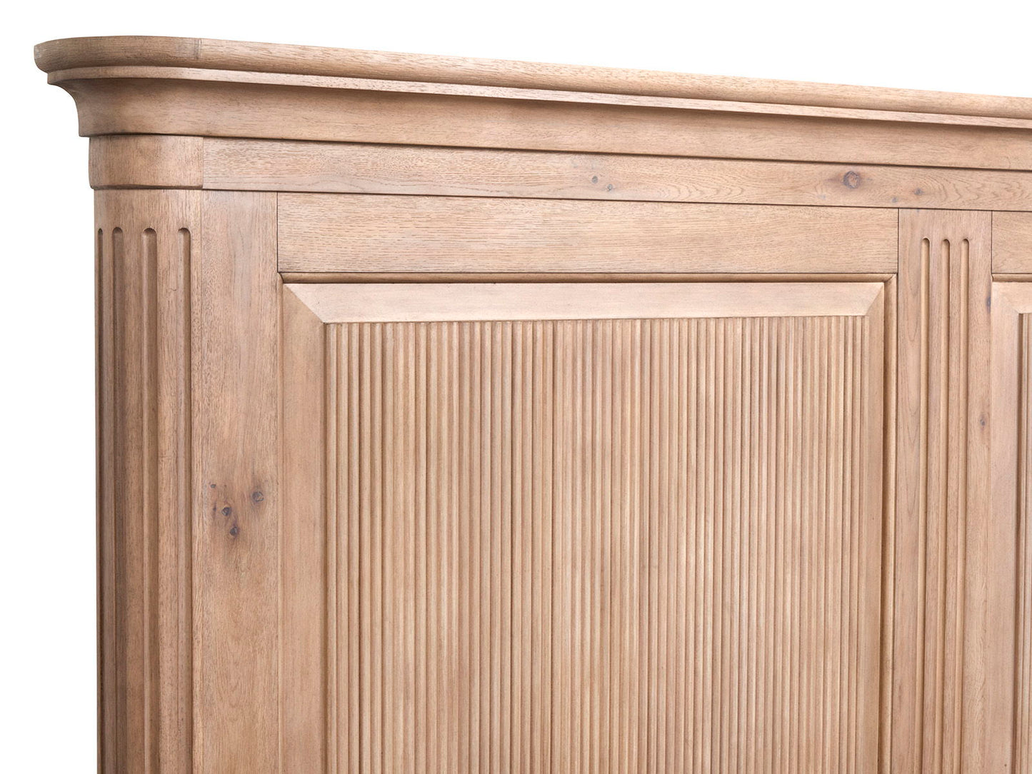 Harmony Heights - King Panel Bed Headboard - Belgium Wheat
