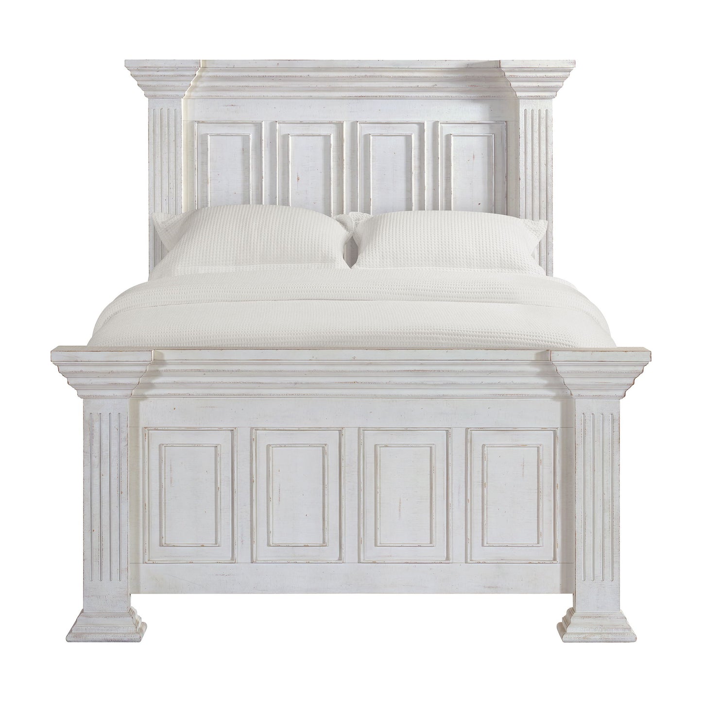 Heather - Queen / King Rails - Rustic White