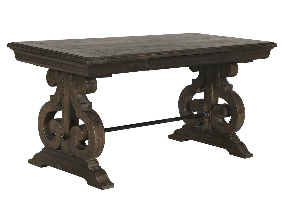 Bellamy - Writing Desk Base - Peppercorn