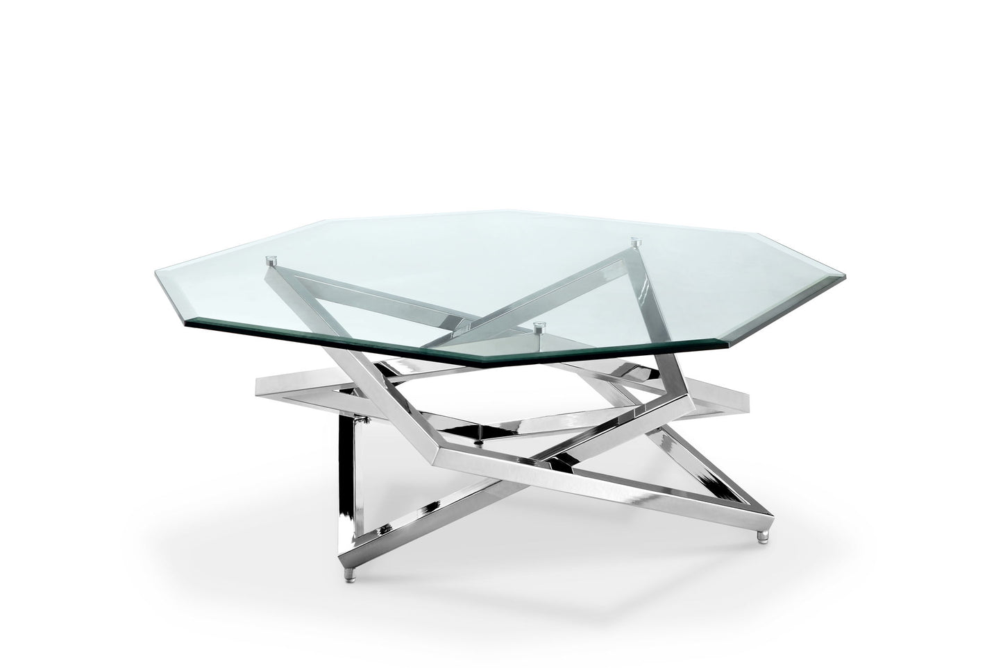 Lenox Square - Octagonal Cocktail Table Top - Nickel