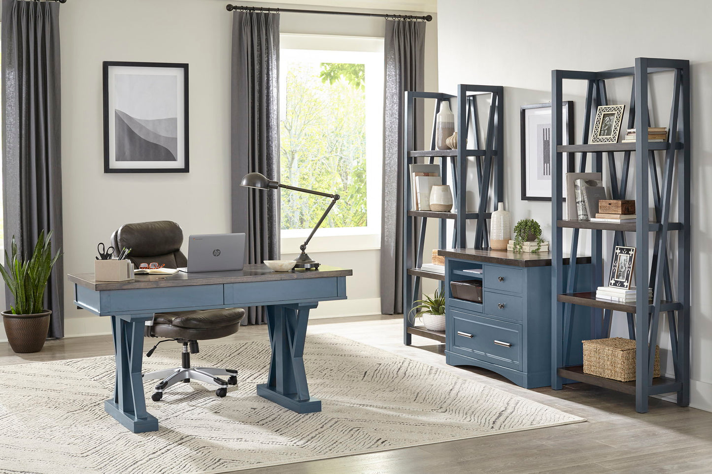 Americana Modern - Hutch Back Panel - Denim
