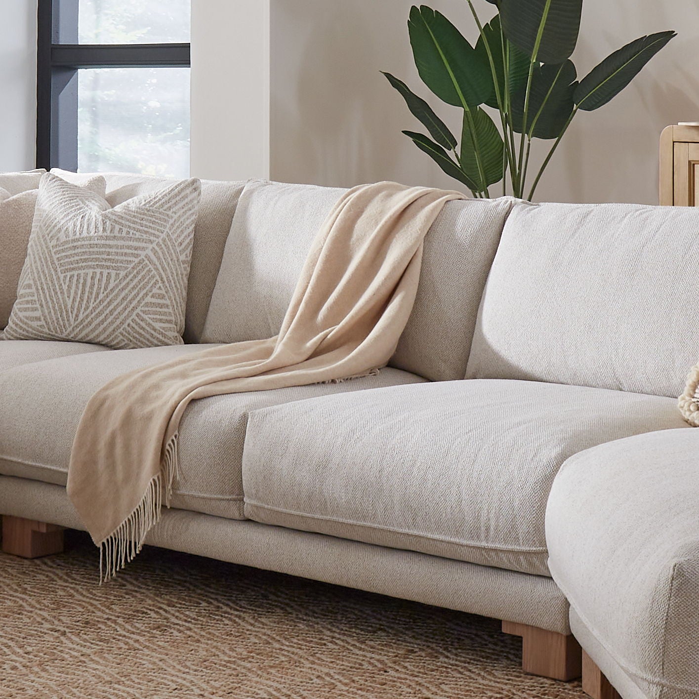 Escape - Armless Loveseat - Mirage Mist