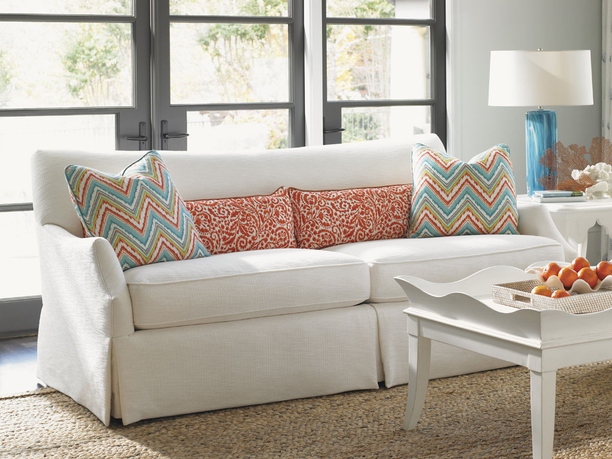 Ivory Key - Crystal Caves Sofa - White