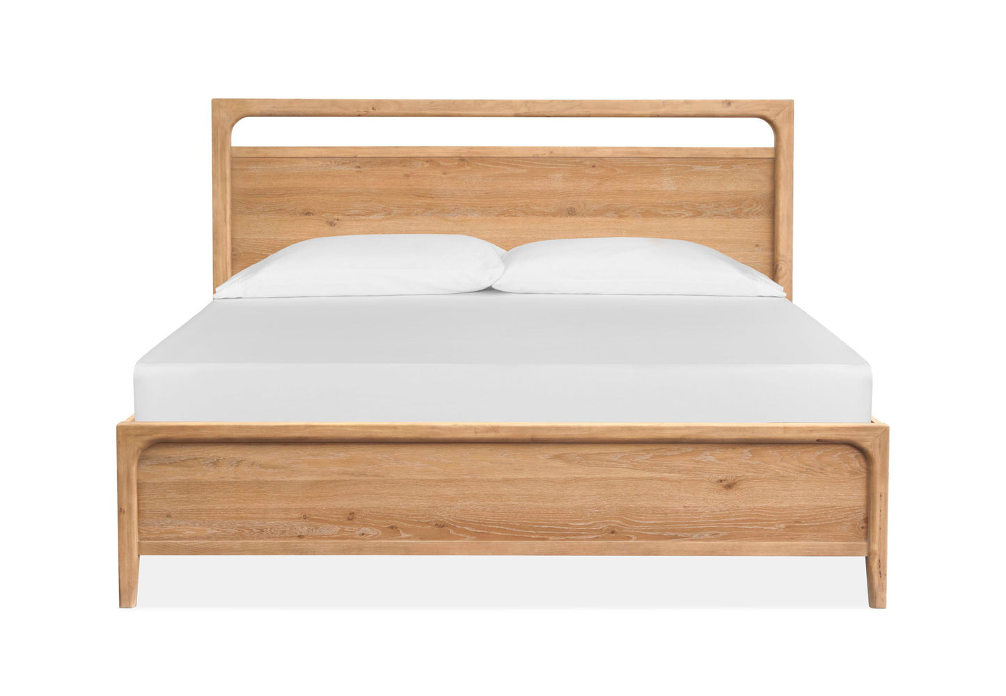 Somerset - King Panel Bed Headboard - Butternut And Omari Natural