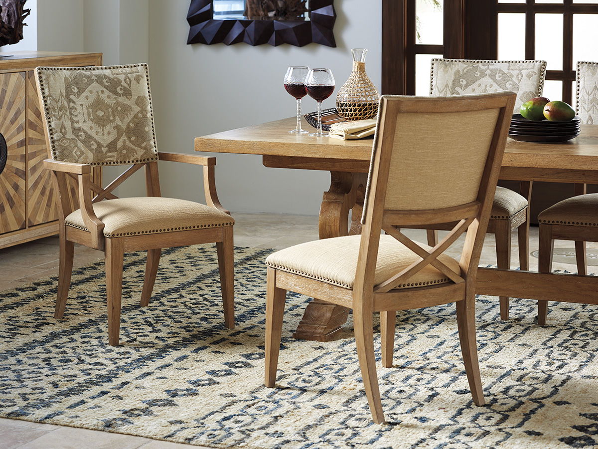 Los Altos - Alderman Upholstered Arm Chair - Light Brown