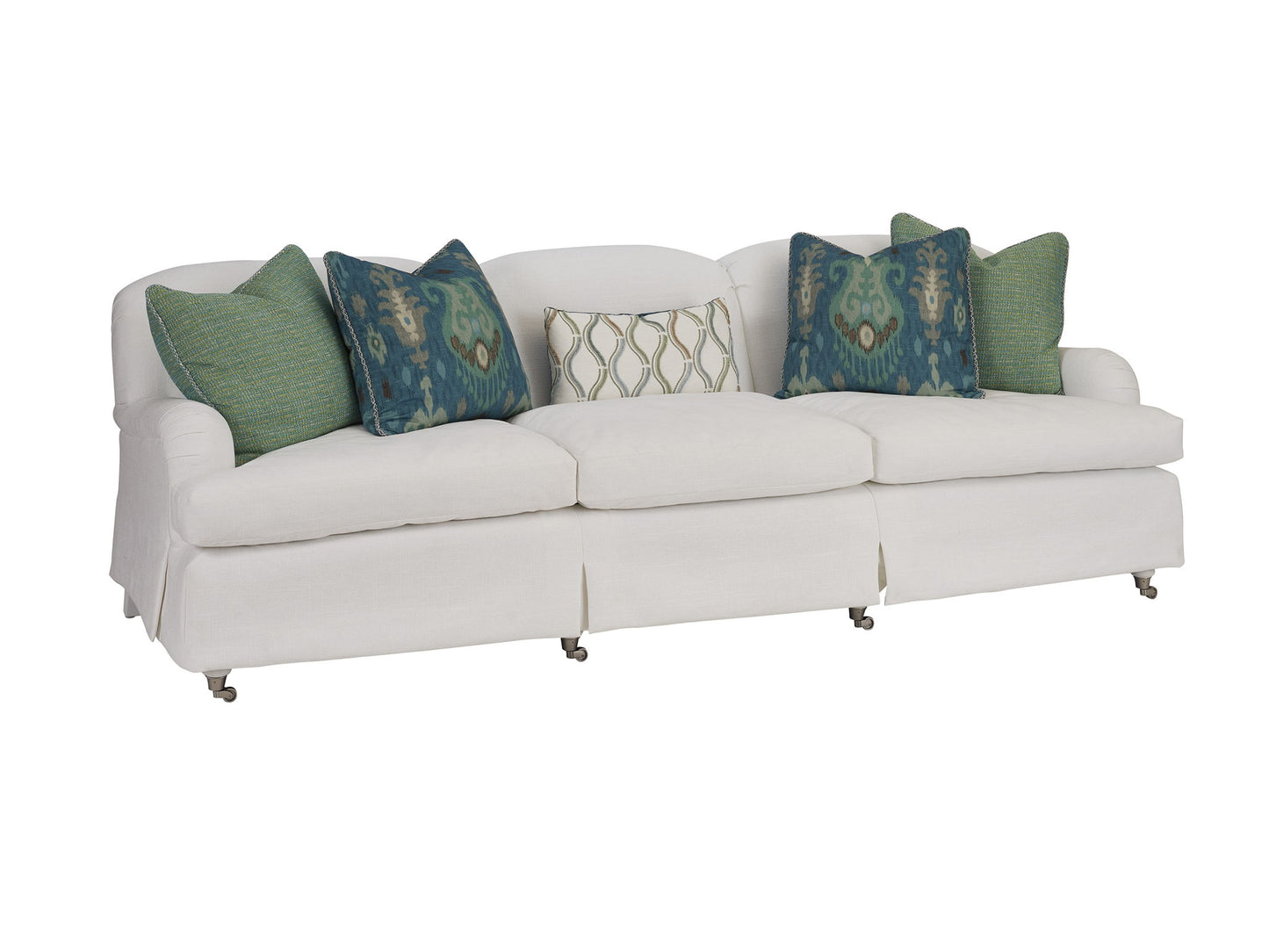 Barclay Butera Upholstery - Athos Sofa With Casters - White