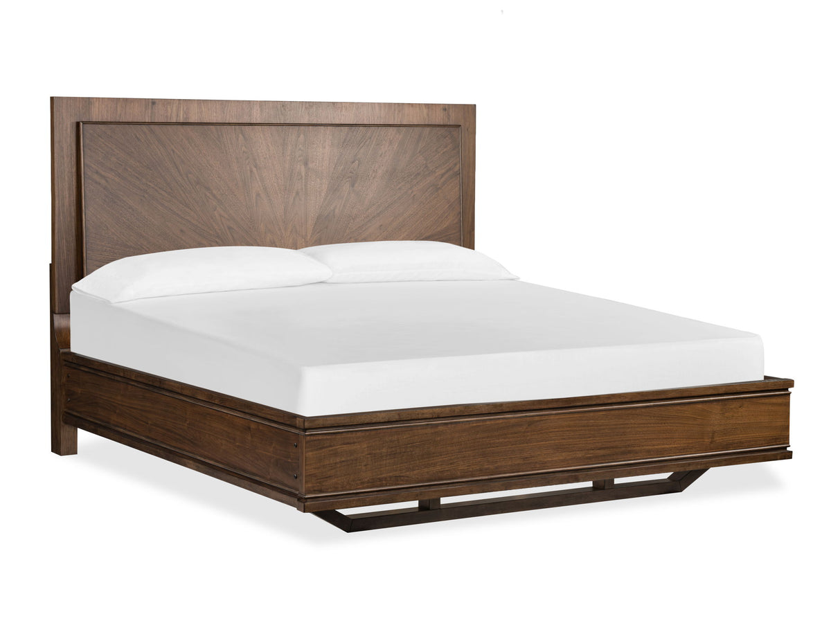 Selena - Queen/King Panel Rails - Brown