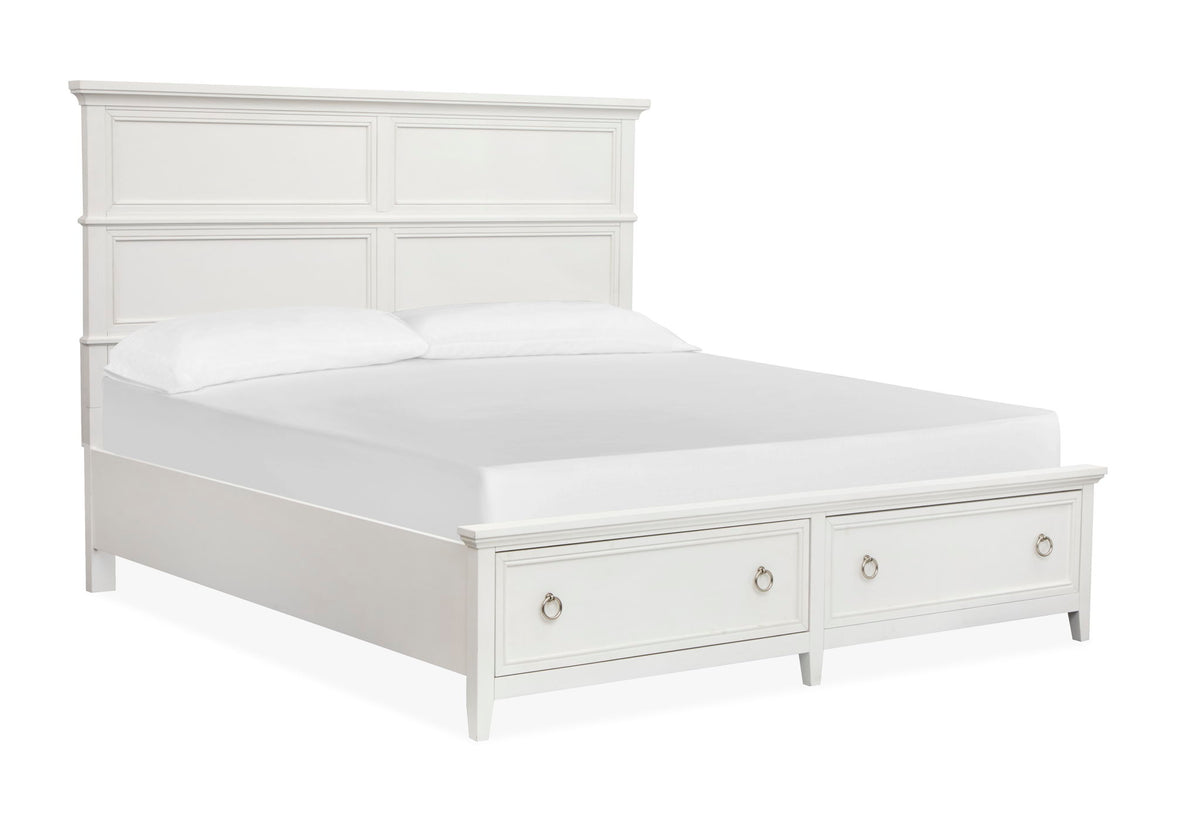 Juniper Hill - Queen Panel Bed Headboard - Whisper White
