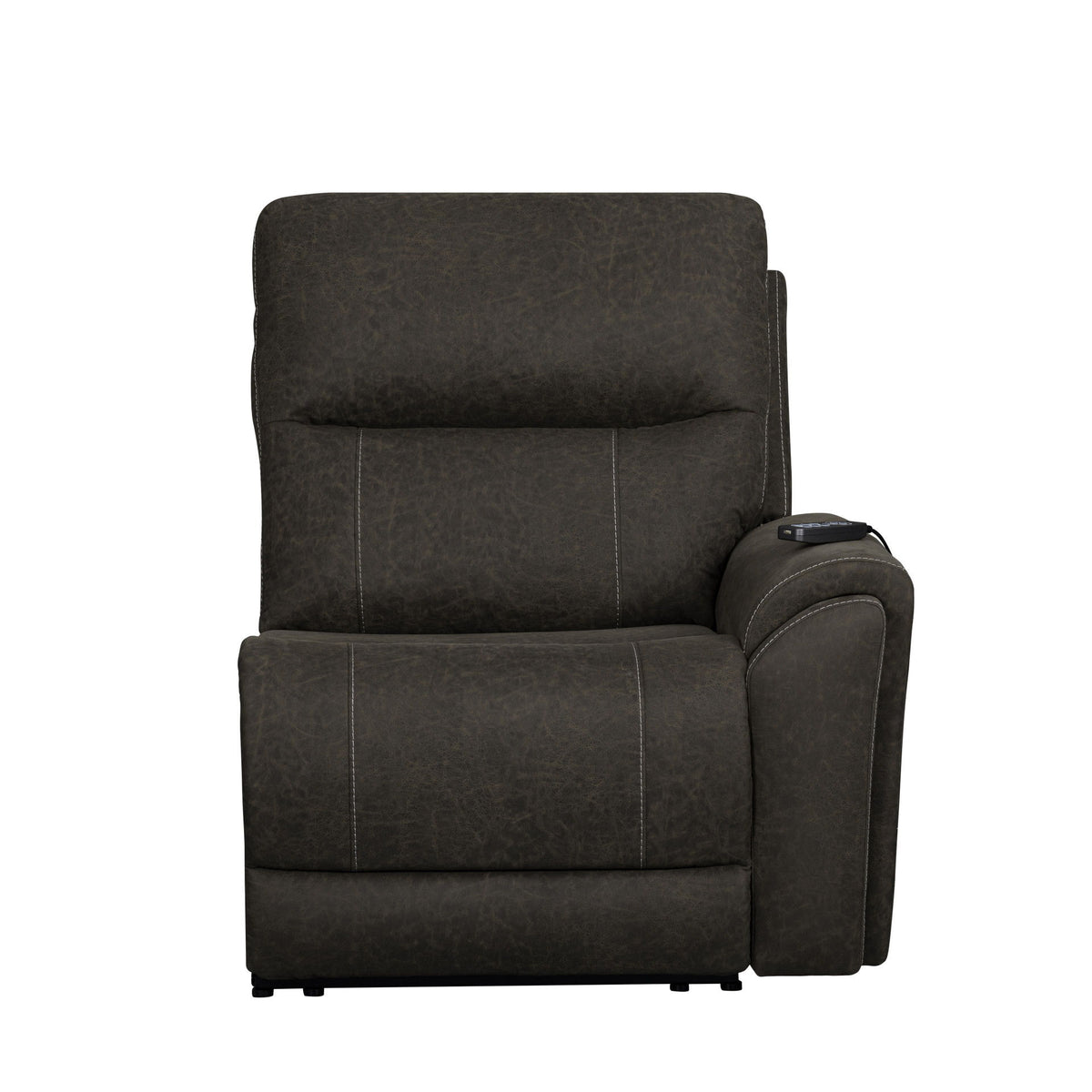 Gaia - RAF Recliner With Power Headrest, Footrest, Massage, Heat - Sable