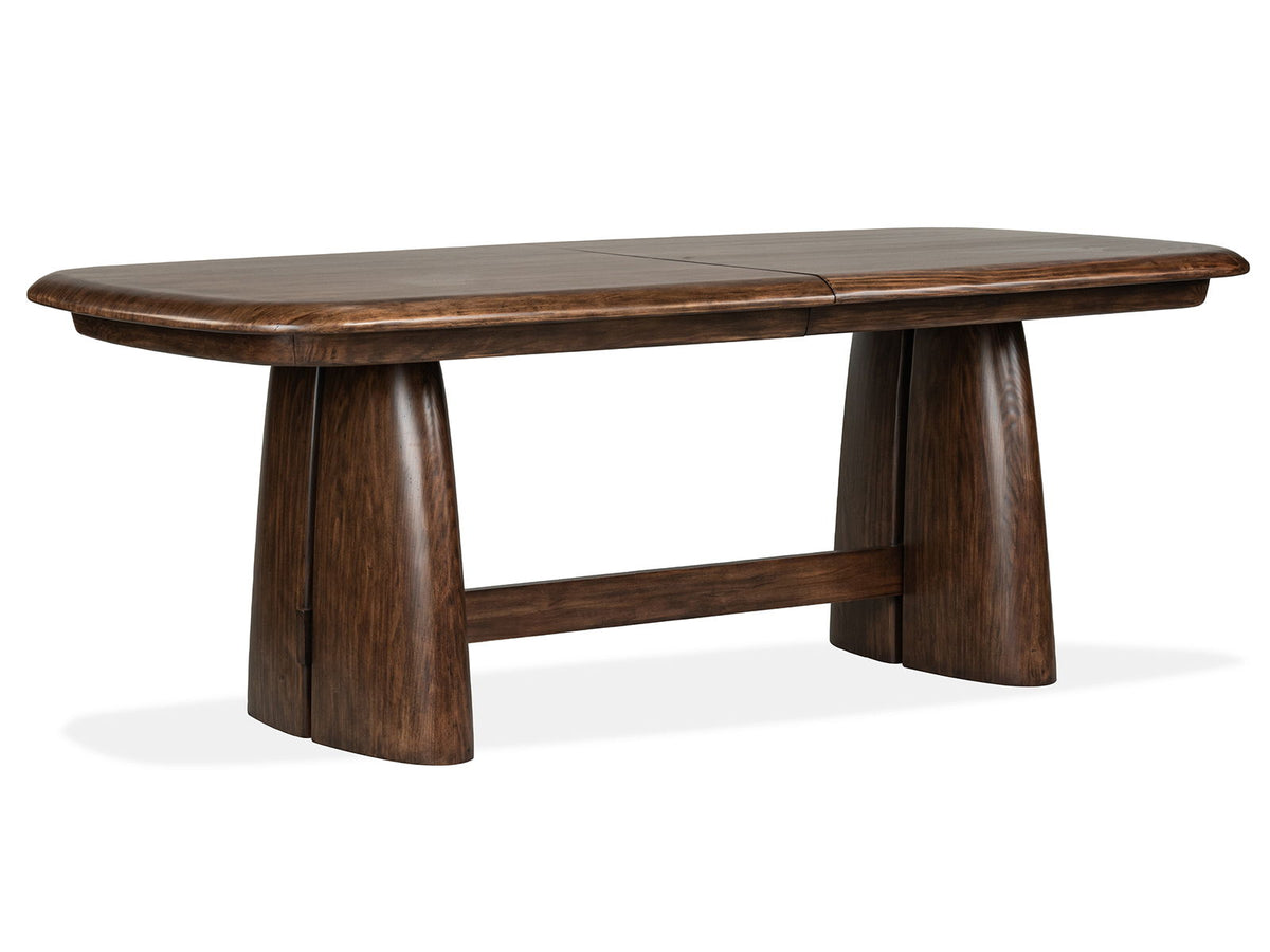 Belville - Trestle Dining Table Base - Chestnut Brown