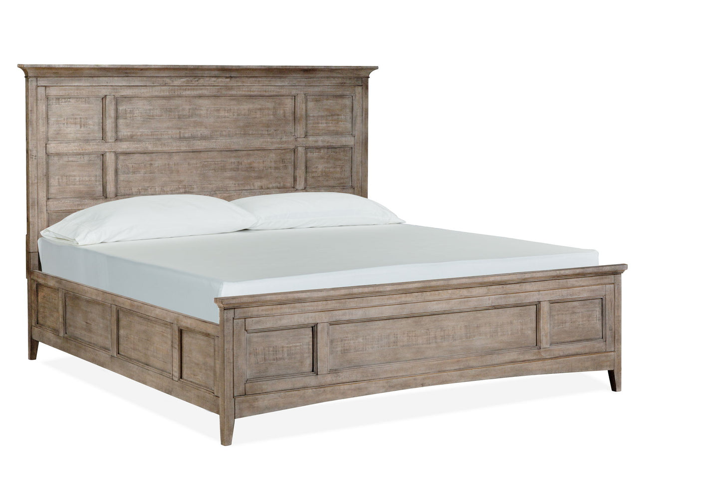 Paxton Place - Wood King Panel Bed Footboard - Dove Tail Gray