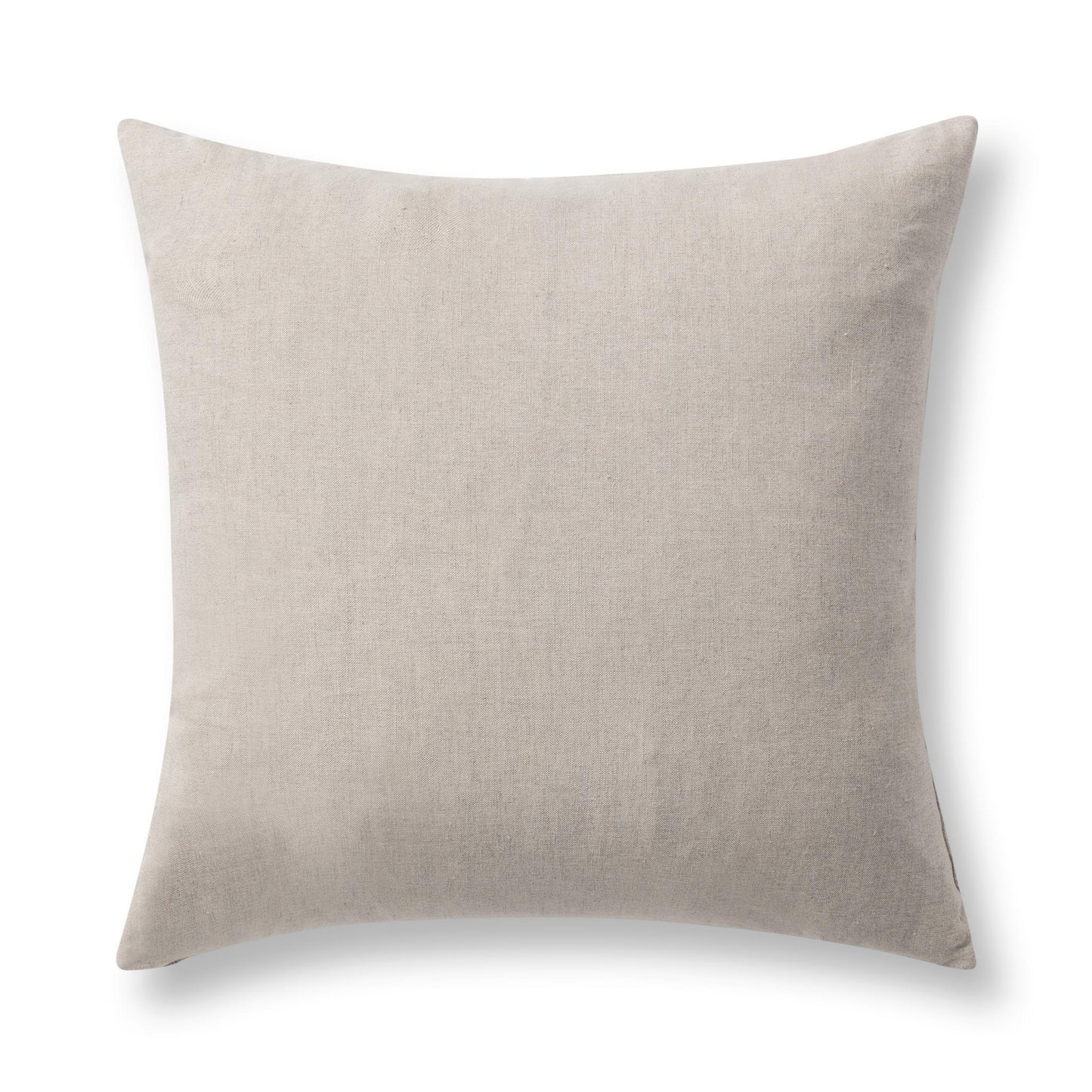 Nisha - 22" x 22" Accent Pillow - Natural / Ivory