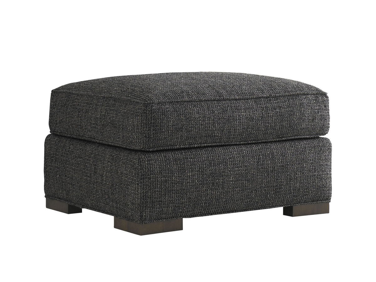 Lexington Upholstery - Edgemere Ottoman - Dark Gray