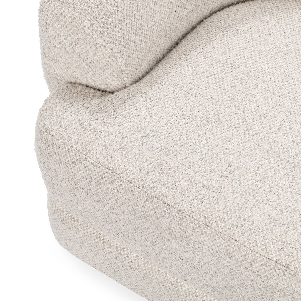 Chassia - Swivel Accent Chair - Dusty Beige
