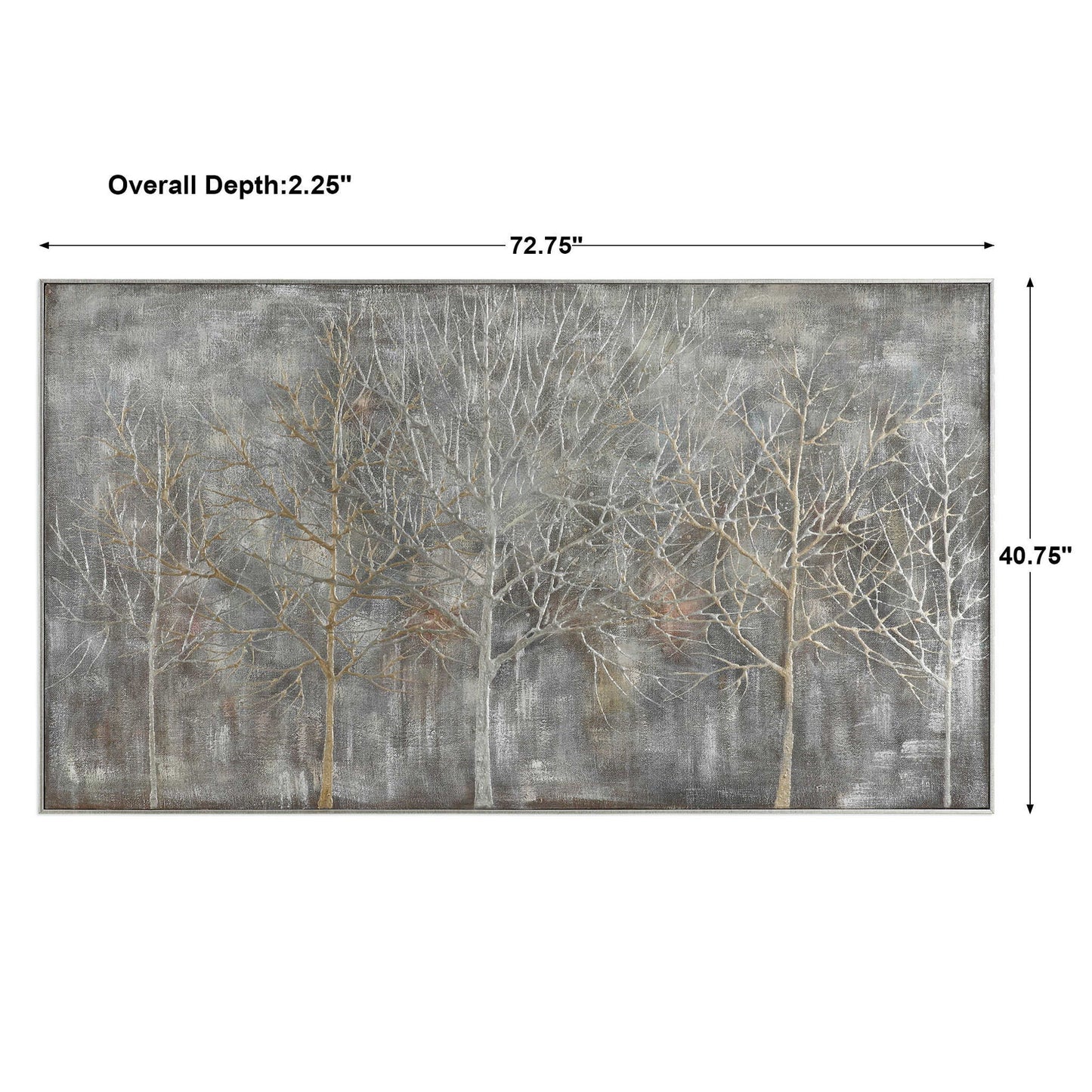 Parkview - Landscape Art - Pearl Silver