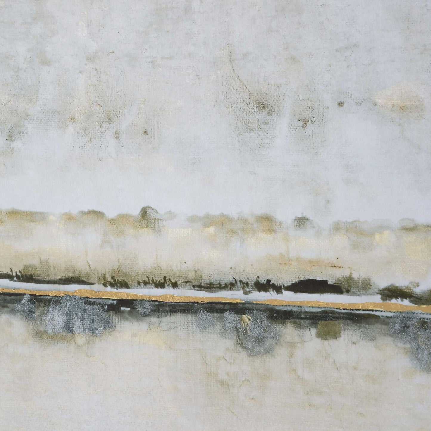 Gilded Horizon - Framed Print