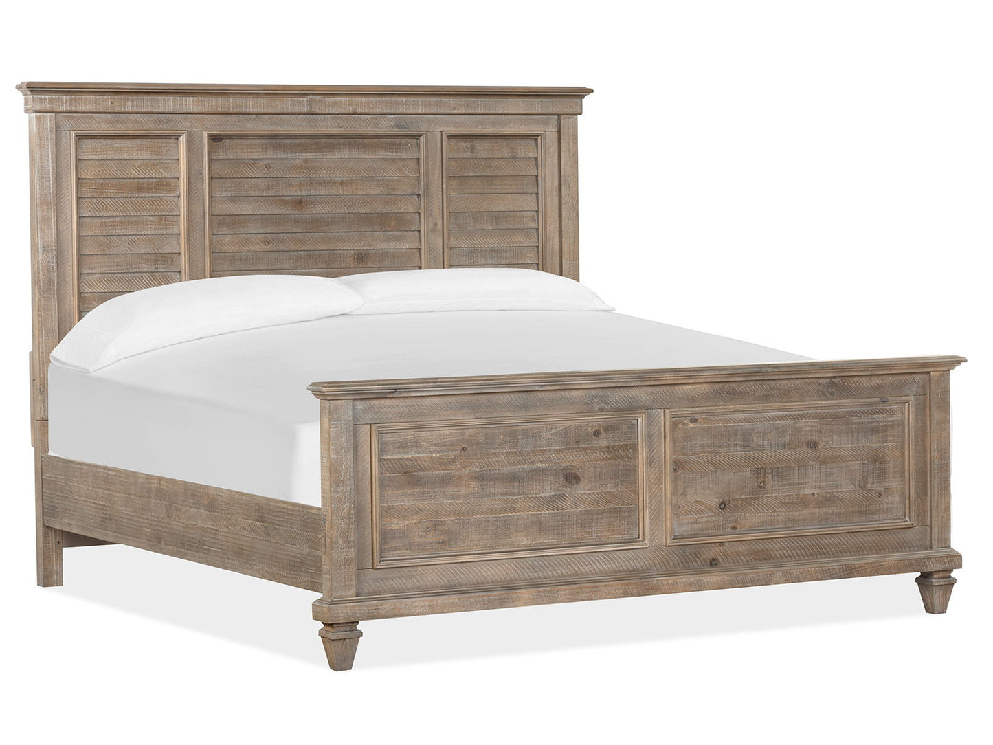 Lancaster - California King Shutter Panel Bed Rails - Dovetail Gray