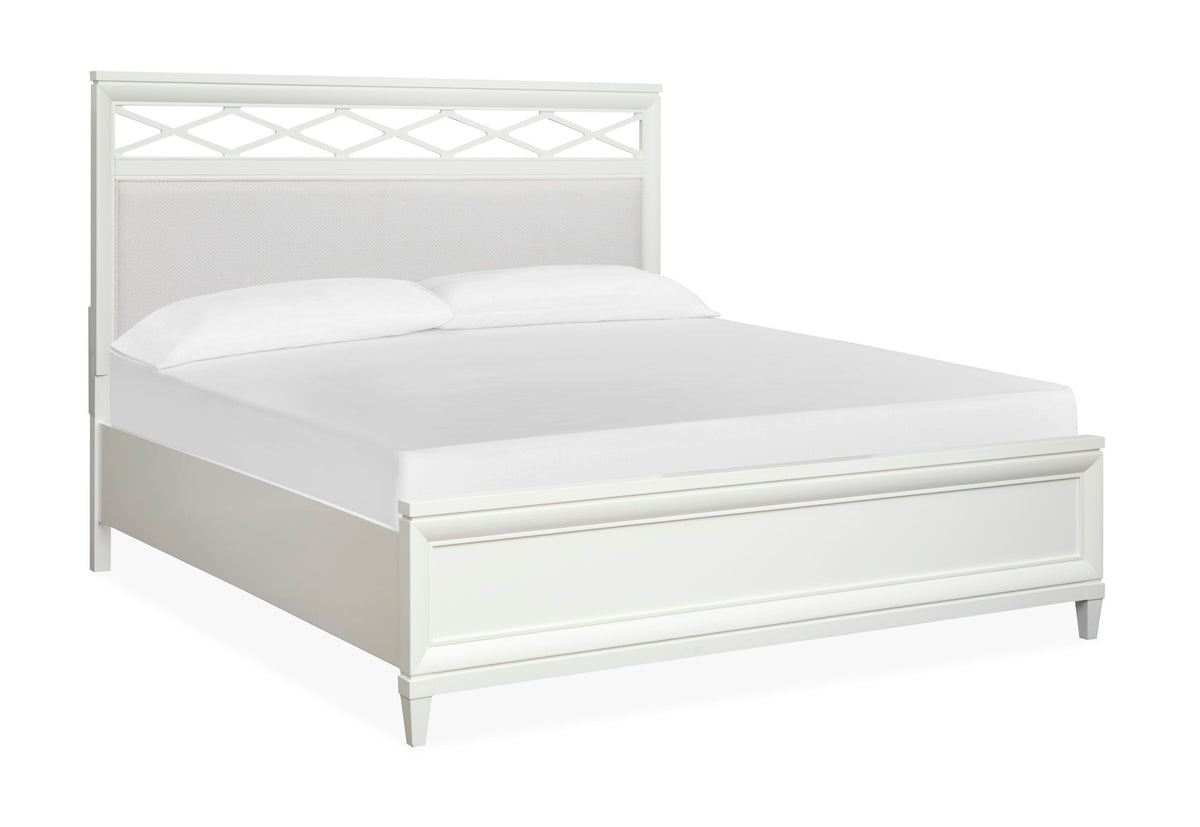 Springhouse - California King Panel Rails - Whisper White