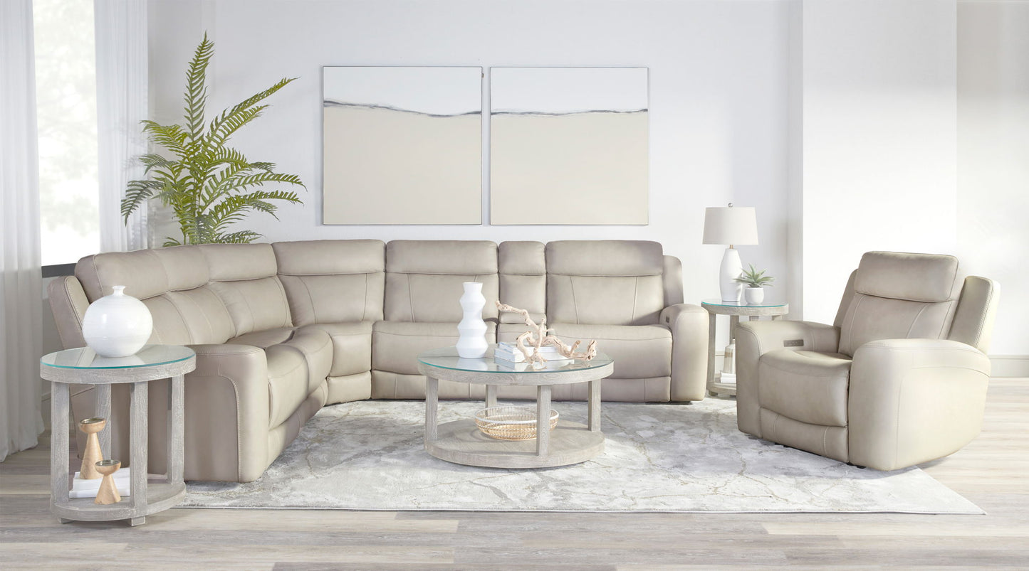 Calgary - Power Right Arm Facing Recliner P2 - Stone