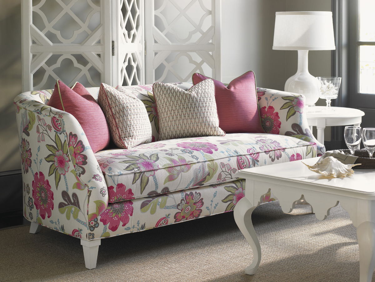 Ivory Key - Swan Island Sofa - White