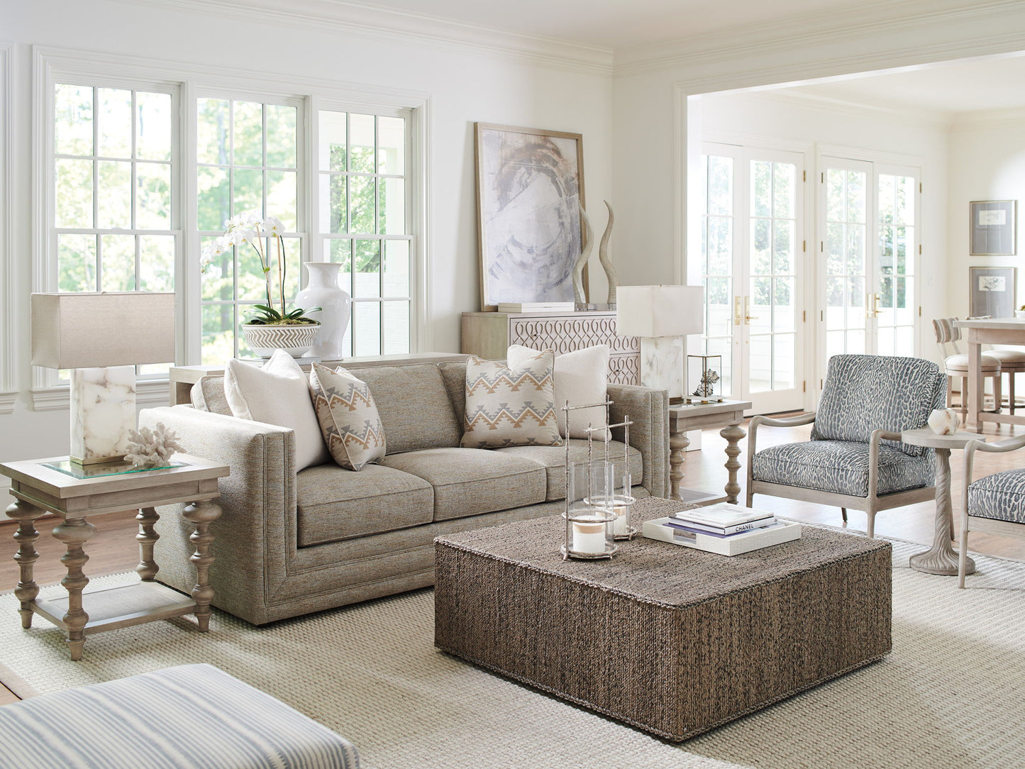 Barclay Butera Upholstery - Mercer Sofa - Dark Gray