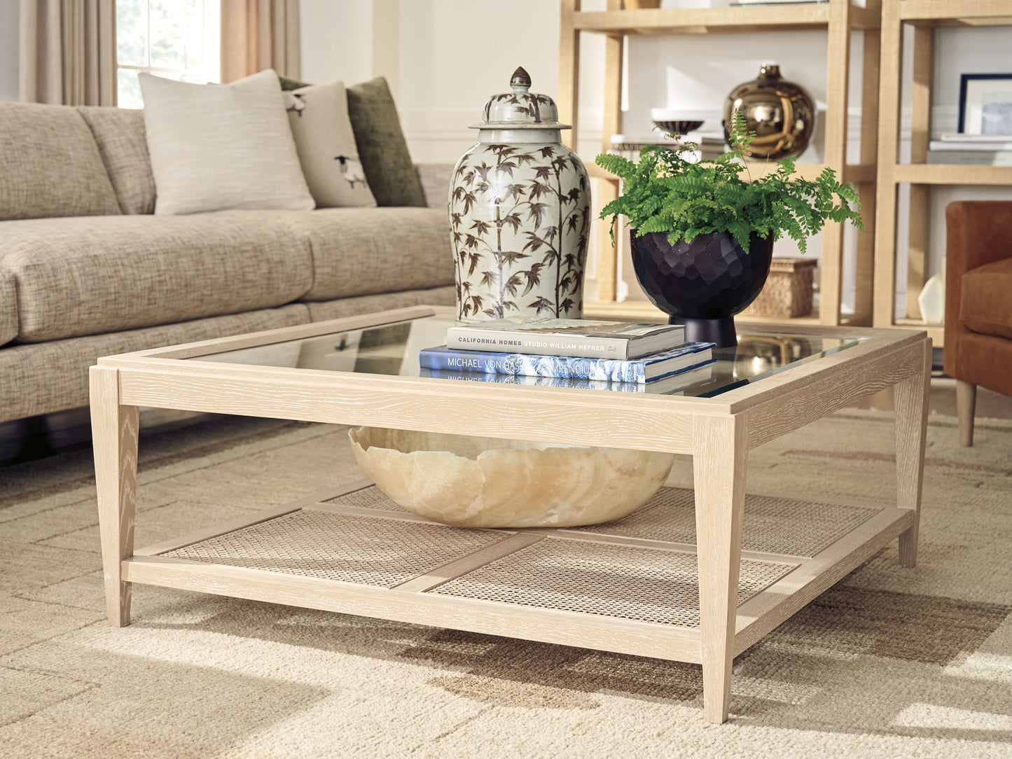 Sunday Morning - Salt Marsh Square Cocktail Table - Beige