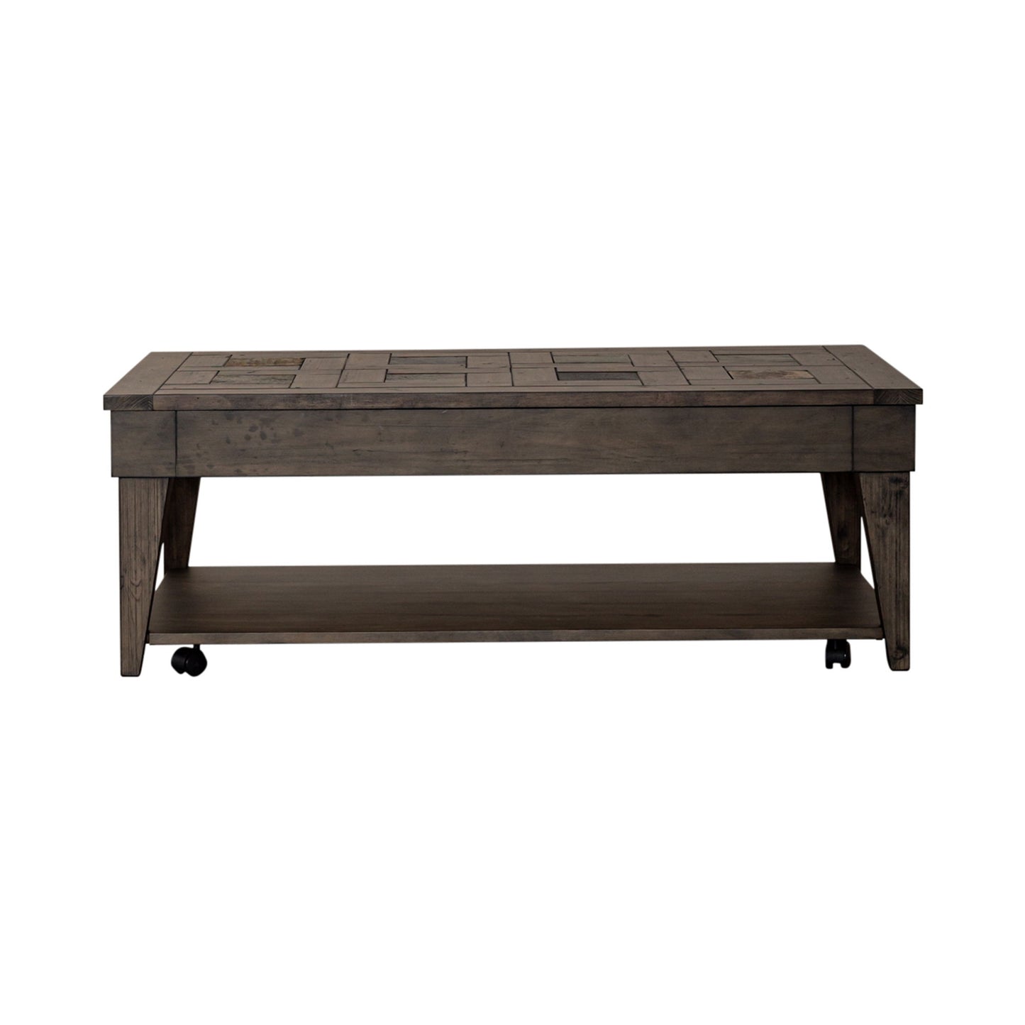 Arrowcreek - Lift Top Cocktail Table - Weathered Stone