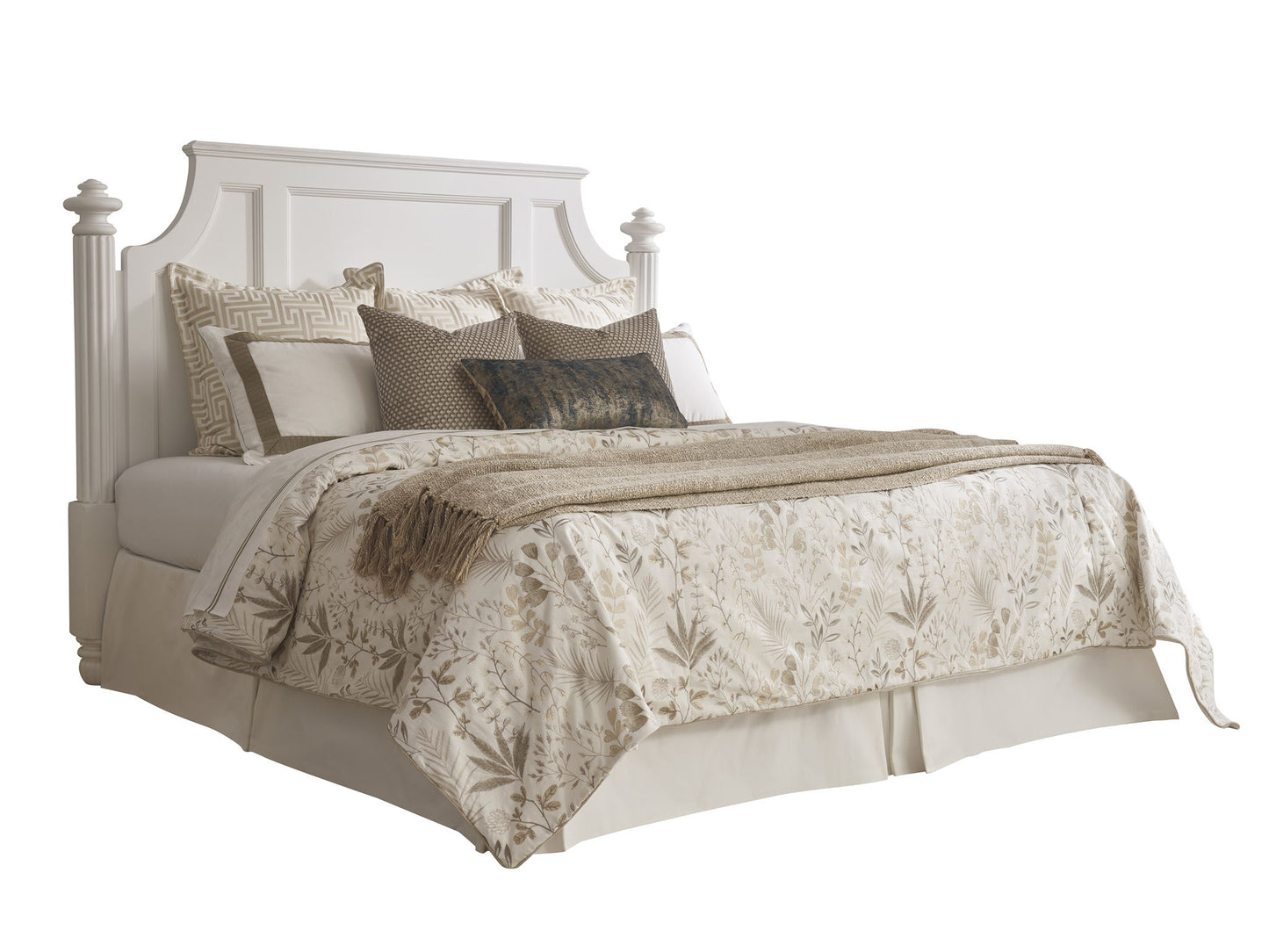 Villa Blanca - Santorini Headboard 6/6 King - White