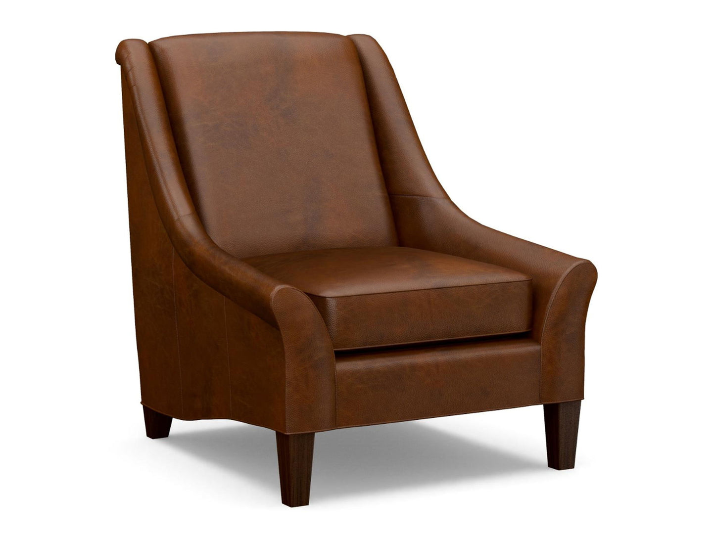 Lexington Leather - Adrien Leather Chair - Dark Brown