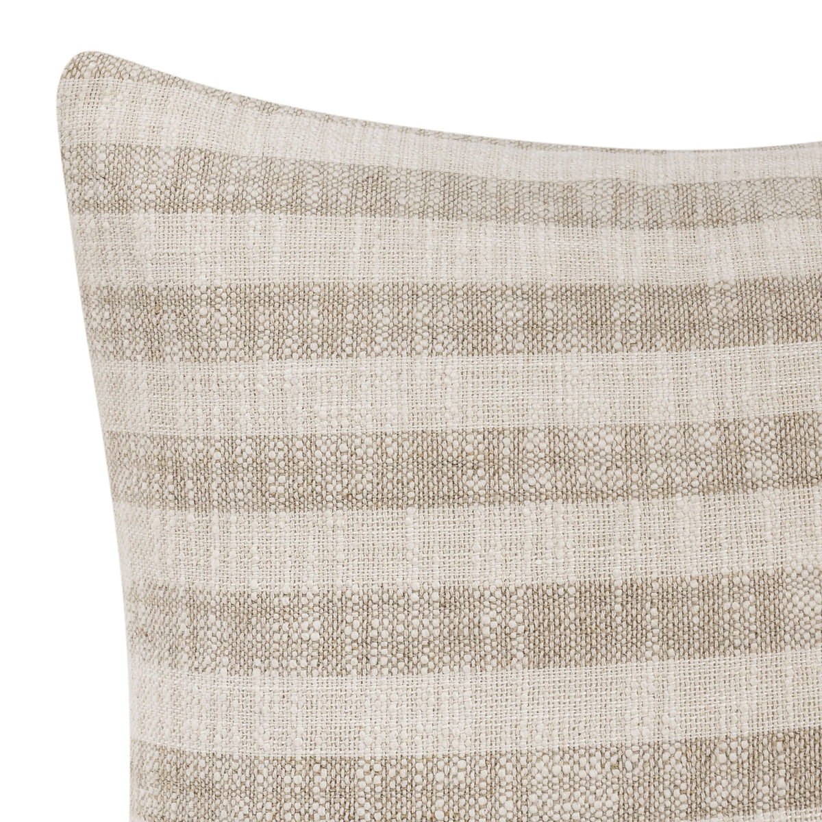 Villa Classics - 24" x 24" Linna Pillow - Ivory / Natural