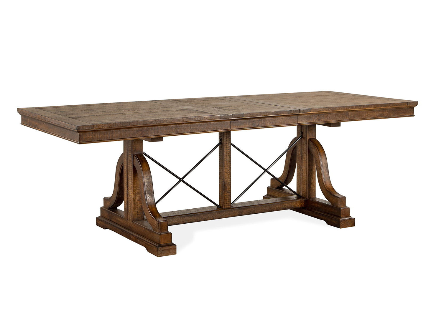Bay Creek - Trestle Dining Table Base - Toasted Nutmeg