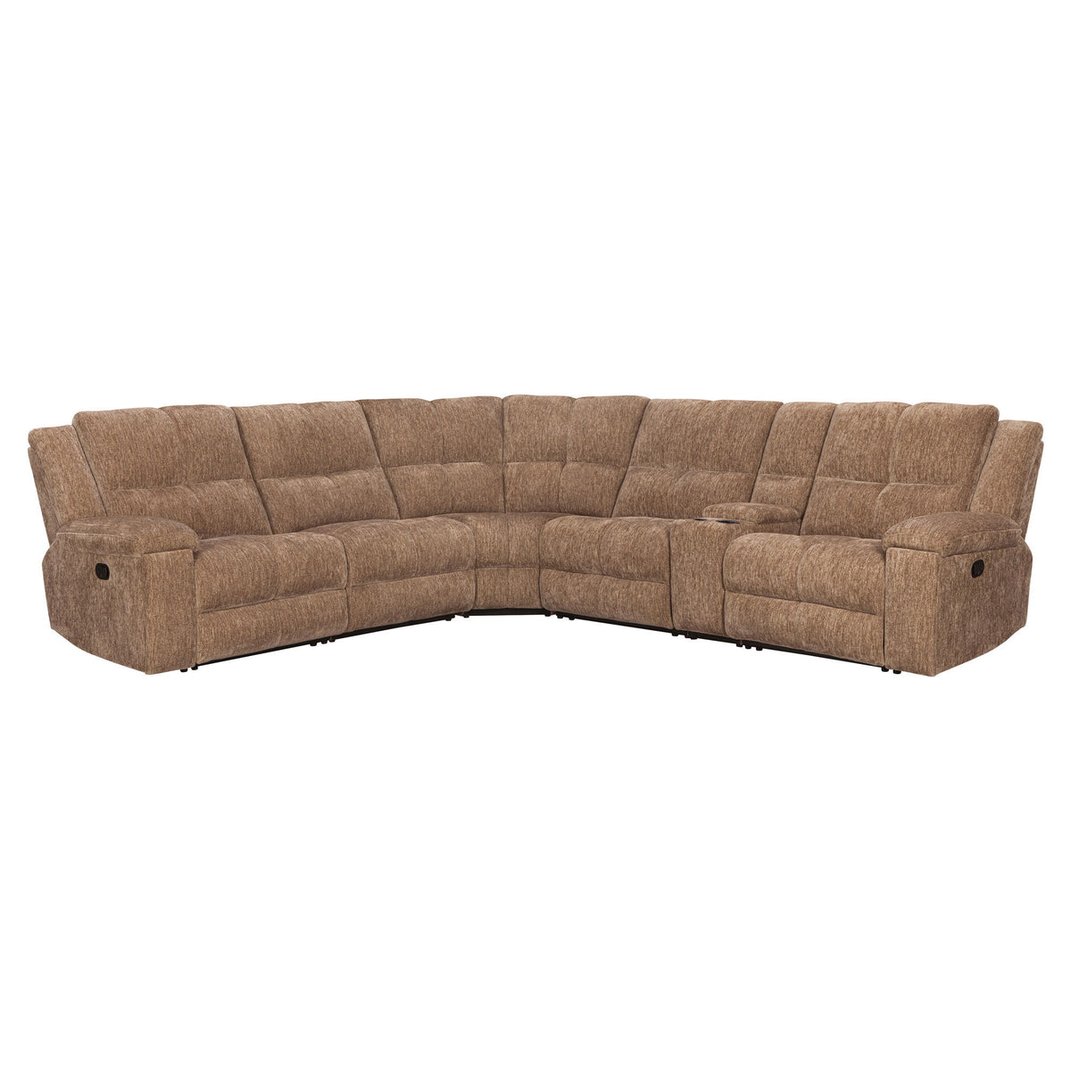 Bronco - Manual Armless Recliner - Plush Tobacco