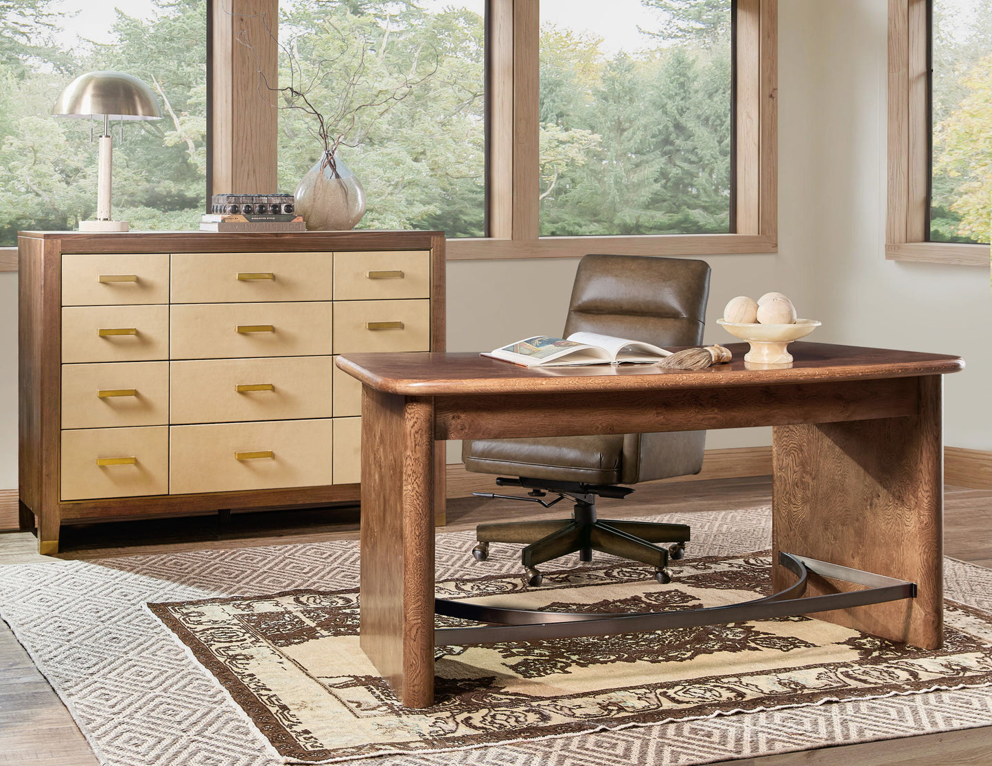 EC - Starling Executive Swivel Tilt Chair - Dark Brown