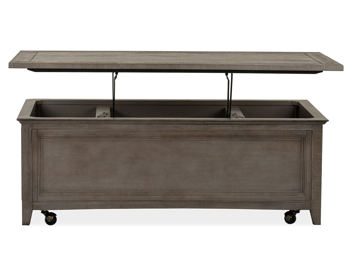 Paxton Place - Lift Top Storage Caster Cocktail Table Set