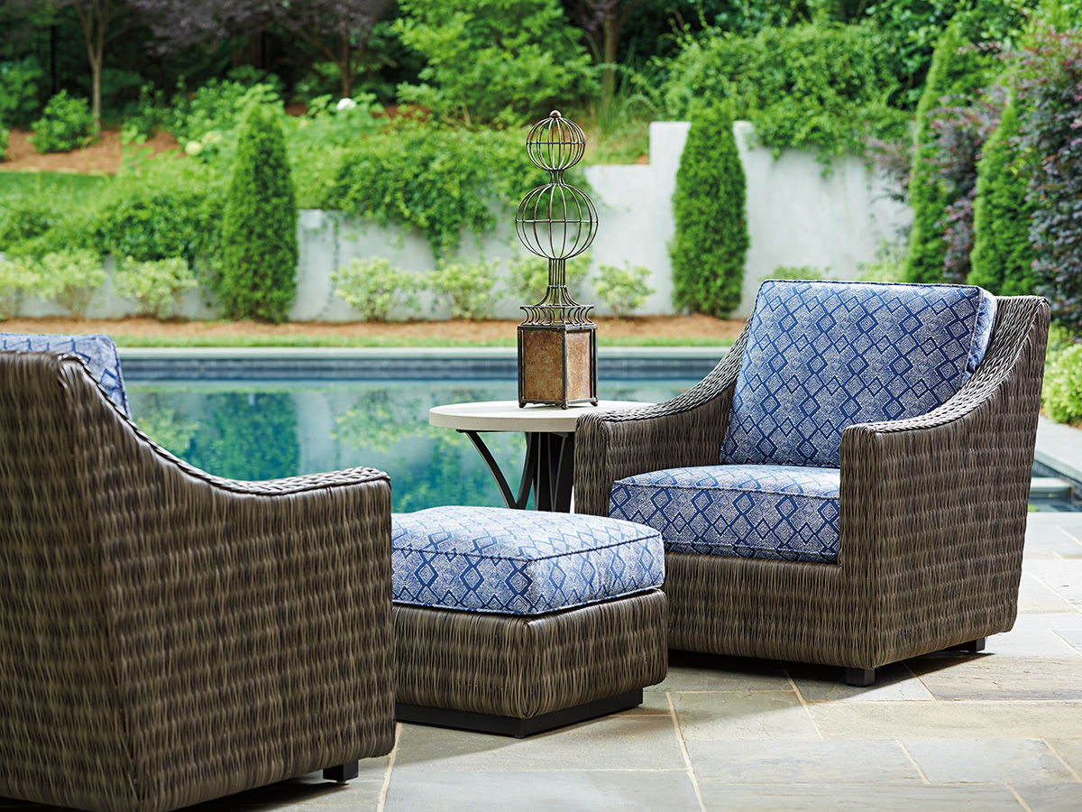 Cypress Point Ocean Terrace - Ottoman - Dark Brown