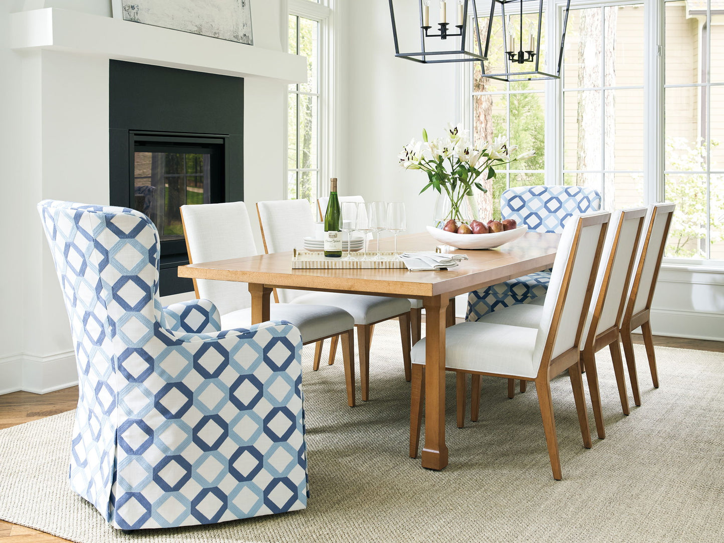Laguna - Aliso Upholstered Host Chair With Casters
