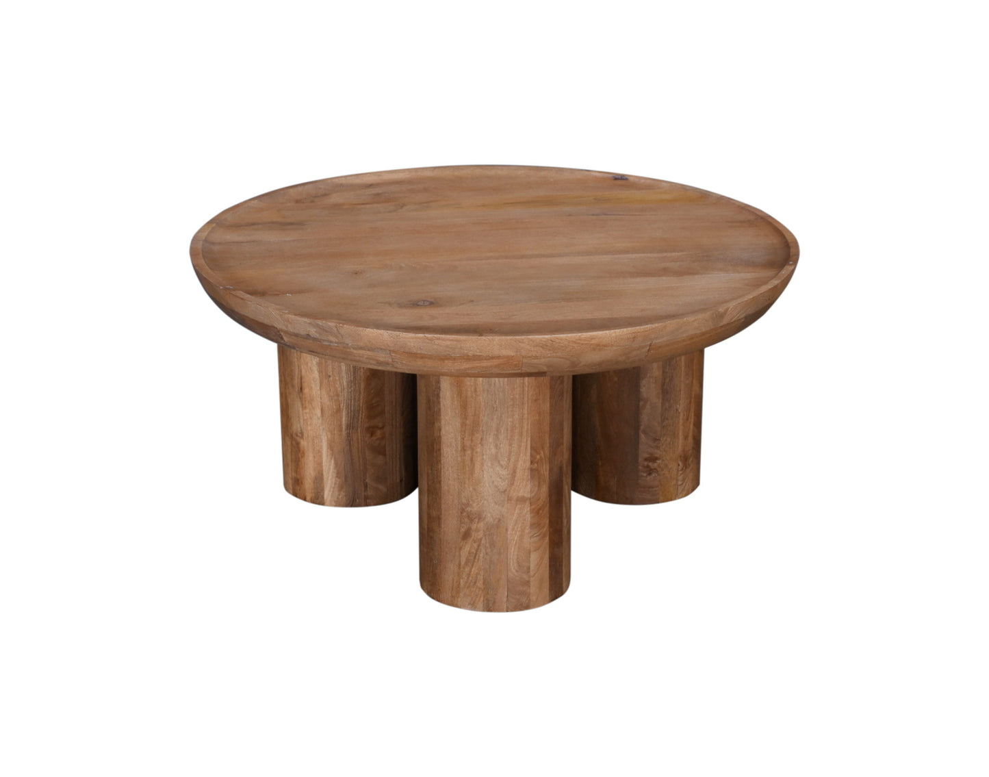 Blair - Round Cocktail Table Top - Dark Brown