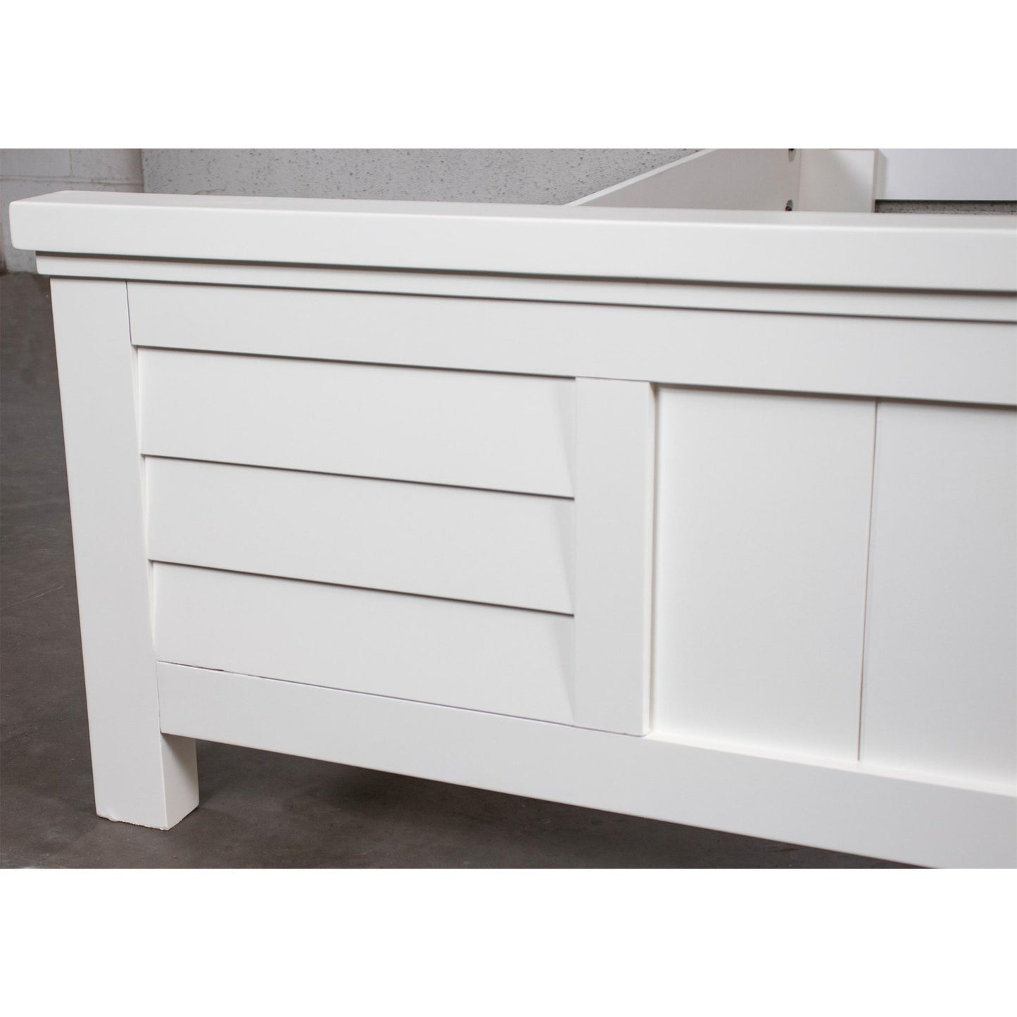 Cora - King Louver Footboard - Cloud