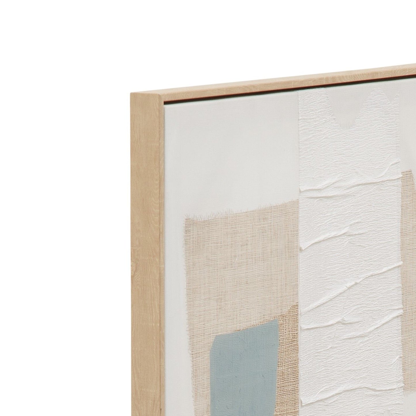 Framed Canvas Soft Geometry - Natural